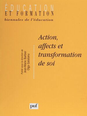 cover image of Action, affects et transformation de soi